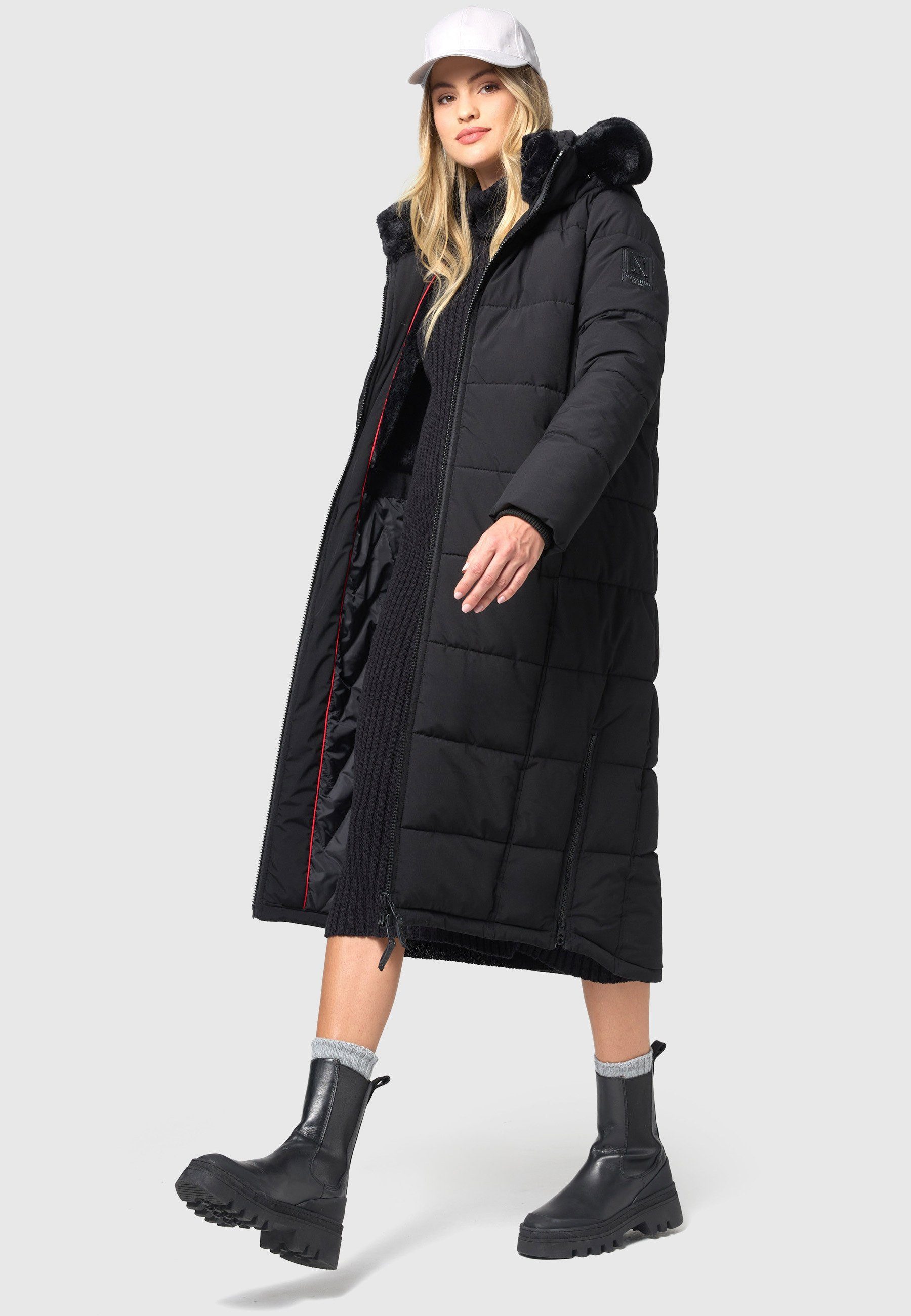 Navahoo Winterjacke Knuddelfee mit hoch schließendem Kragen