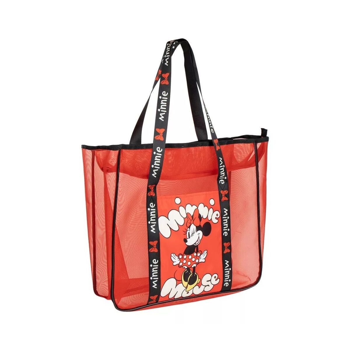 Cerda Shopper Disney Minnie Premium Tasche Strandtasche groß Polyester