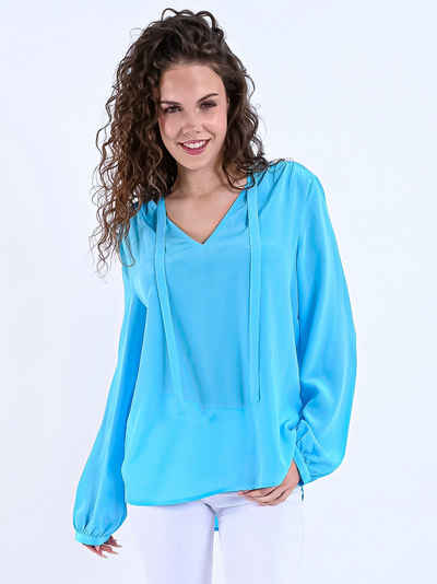 TONNO & PANNA Schluppenbluse Schluppenbluse Hedwigton Aqua