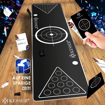 KESSER Klapptisch, Beer Pong Tisch Set mit Kartenspiel Trinkspiel