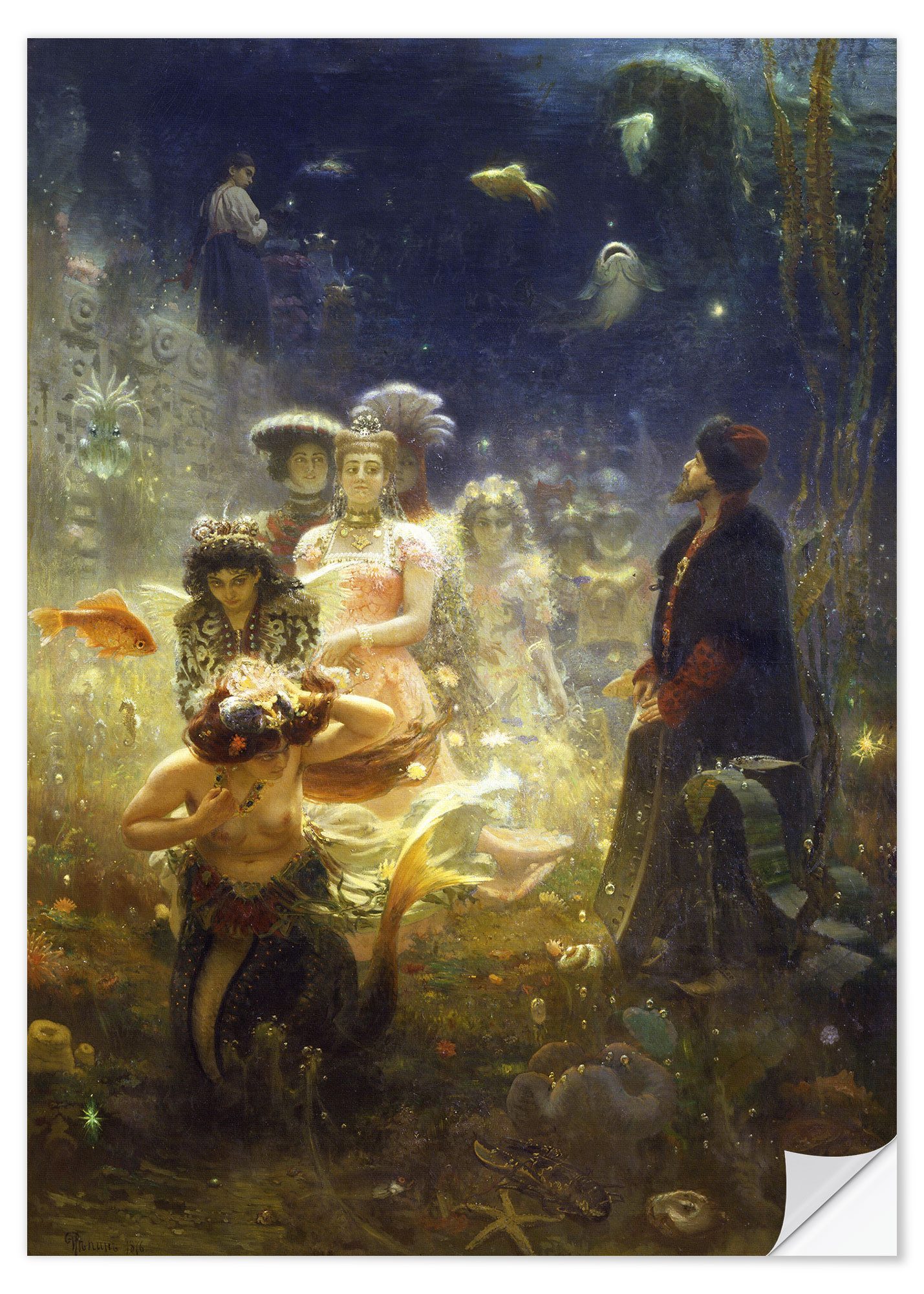 Posterlounge Wandfolie Ilya Efimovich Repin, Sadko, Malerei