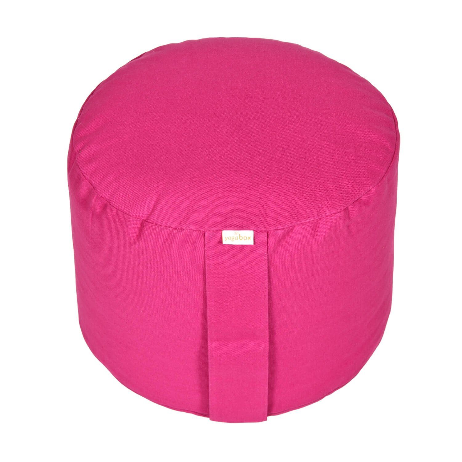 yogabox Yogakissen Meditationskissen Rondo Big BASIC magenta