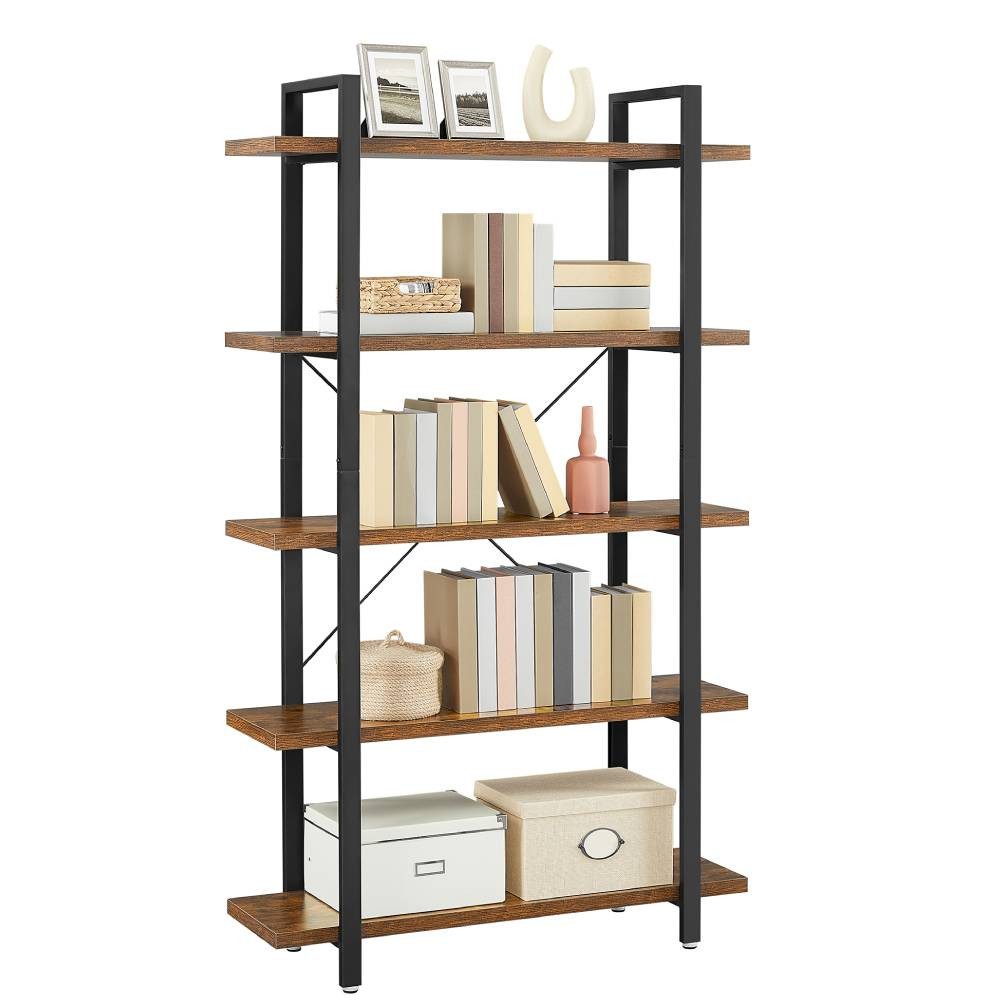 VASAGLE Bücherregal Standregal, mit 4/5 Ebenen, einfacher Aufbau günstig online kaufen