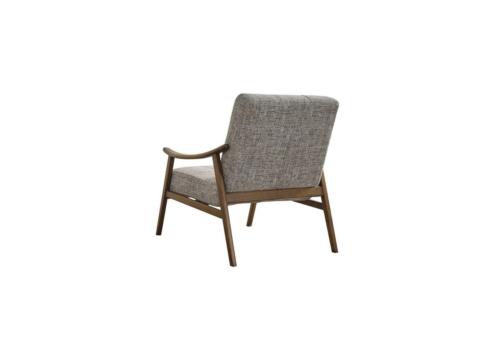 (1-St., Wohnzimmer Sessel Modern Made Europa Ohrensessel Sessel Sitzer in Polyester JVmoebel Grau Stoff Sessel), 1x