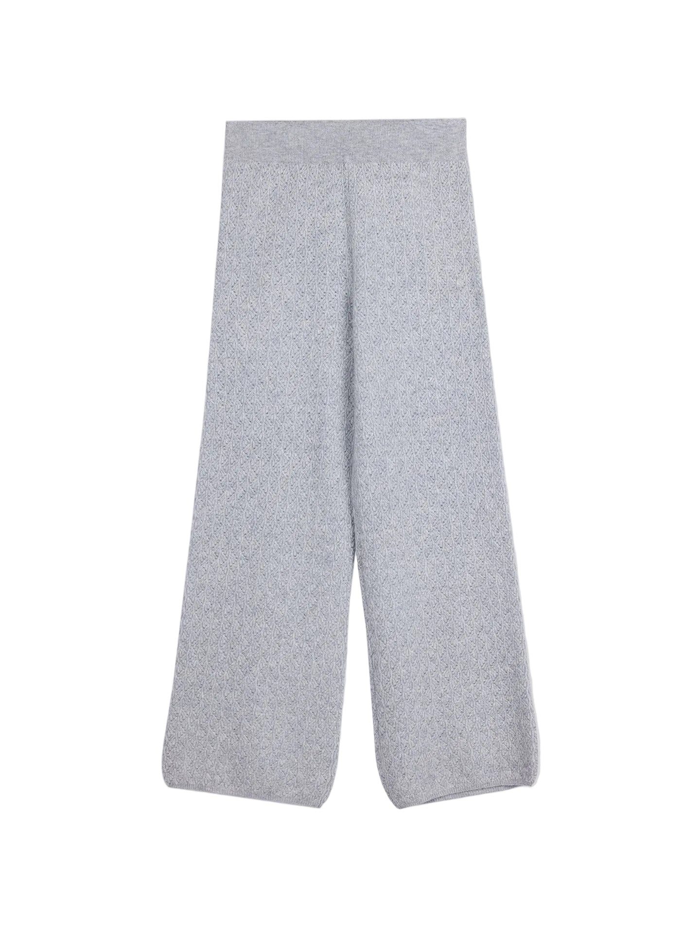 Strickhose Weite Ajour-Strick Kaschmir-Hosen