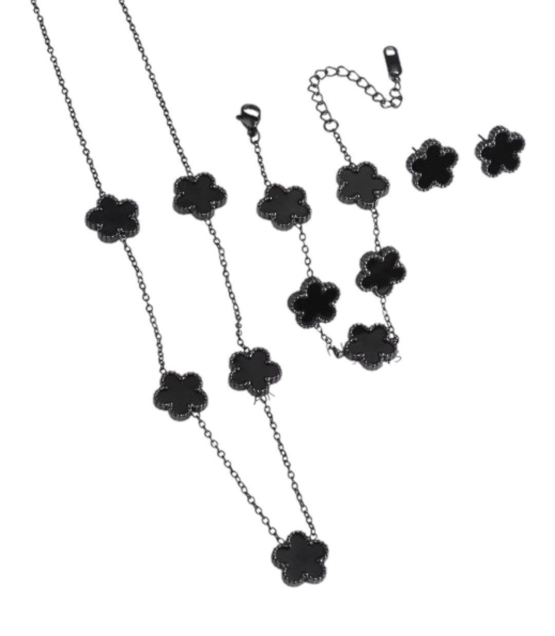 Lale Collection® Schmuckset Gold Kleeblatt Schmuck-Set günstig online kaufen