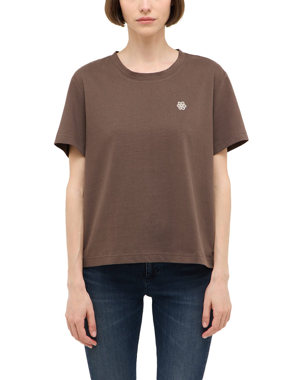 MUSTANG Kurzarmshirt Damen Style Floris