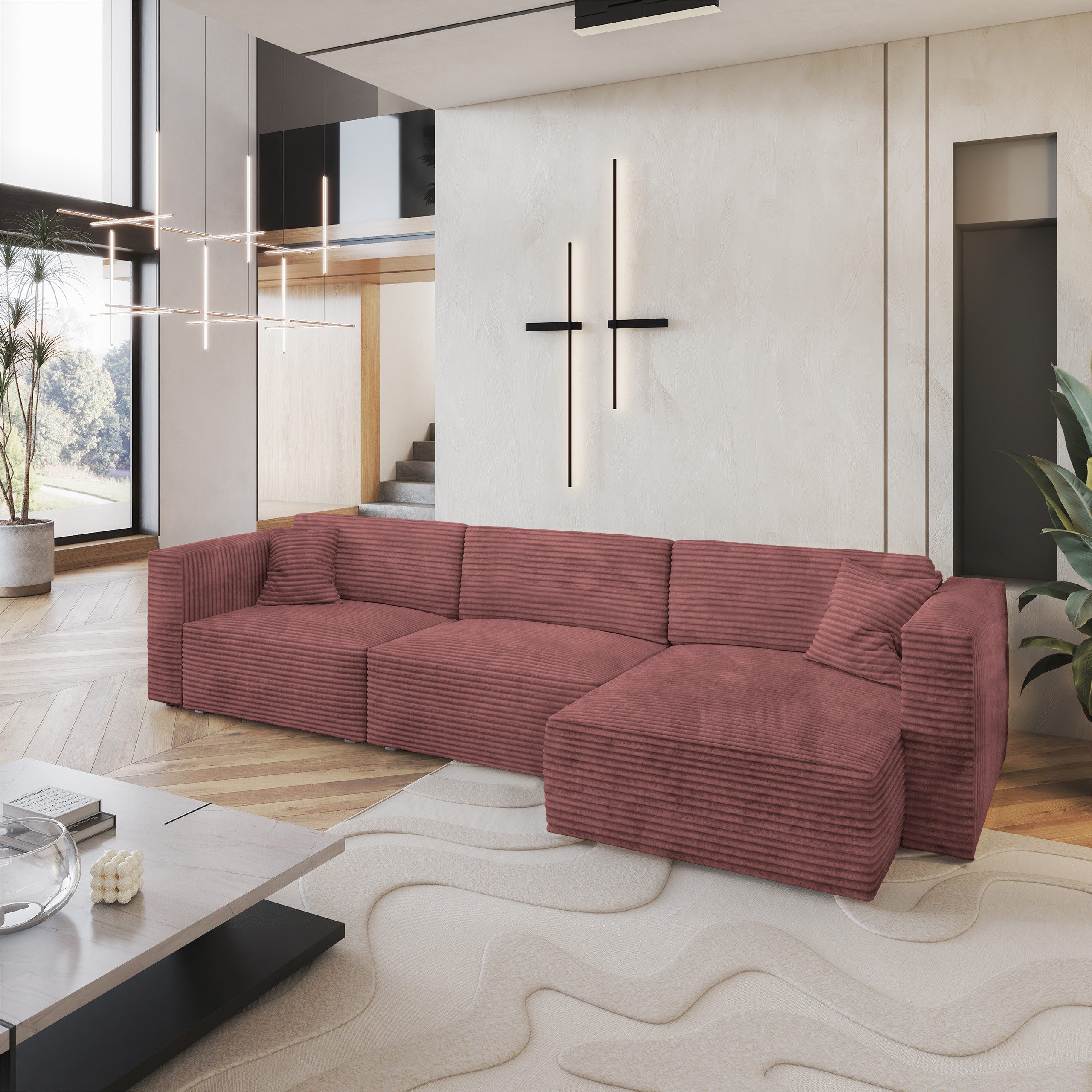 Masseno Ecksofa TOLMO mit Schlaffunktion L-Form, günstig online kaufen