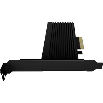 ICY BOX PCIe Erweiterungskarte mit M.2 M-Key Sockel für Modulkarte, inkl. Low-Profile Slotblech, Passive Kühlung
