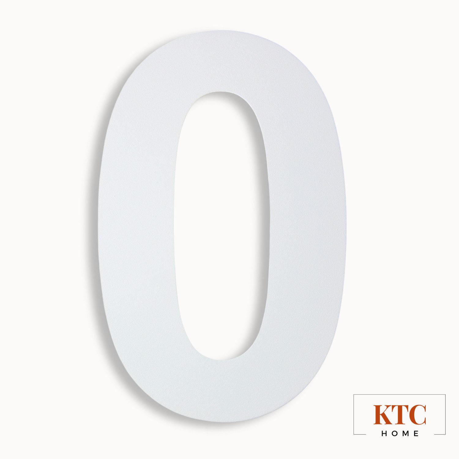 KTC Home Hausnummer KTC Premium Hausnummer weiß 20cm