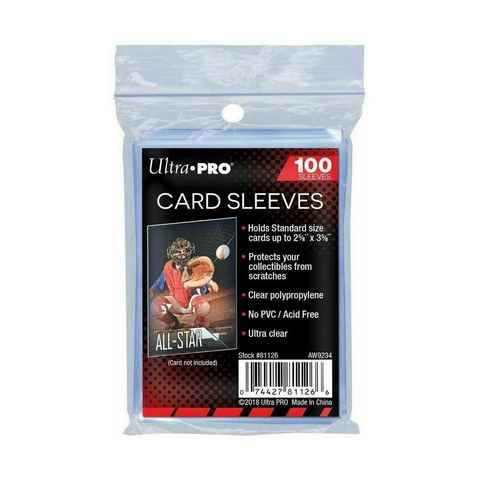 Ultra Pro Sammelkarte Ultra Pro Soft Sleeves 100 Stück - Kartenhüllen