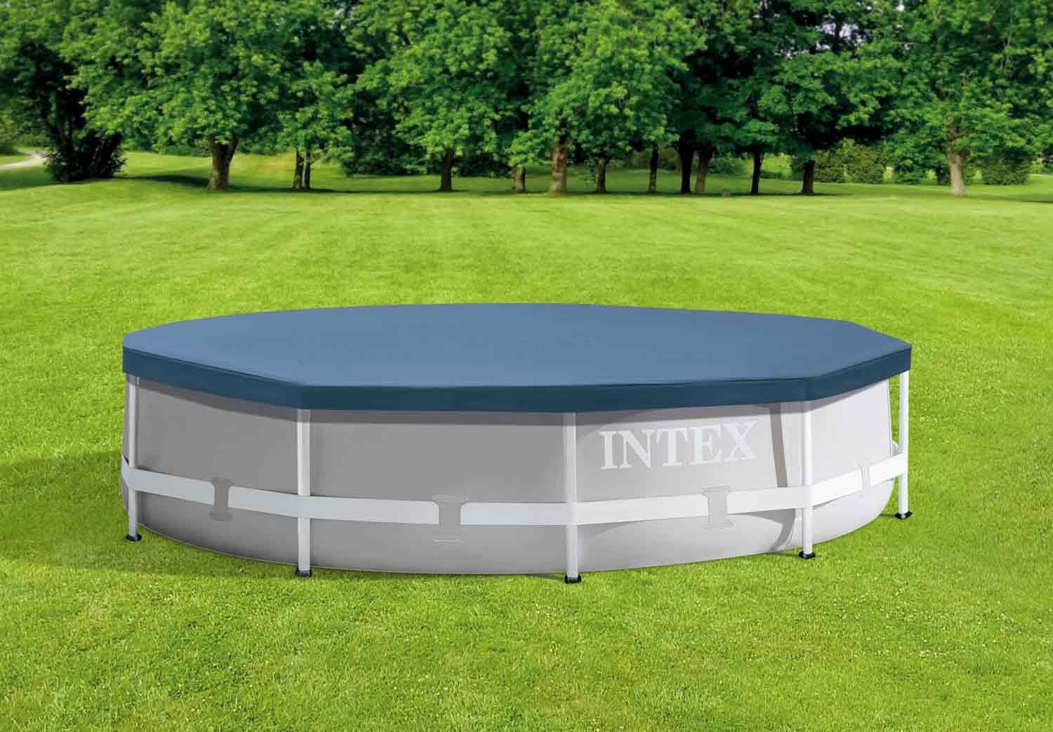 Intex Pool-Abdeckplane Krystal Basics Poolabdeckung Pool für Intex 305cm Clear (1-St), Framepool
