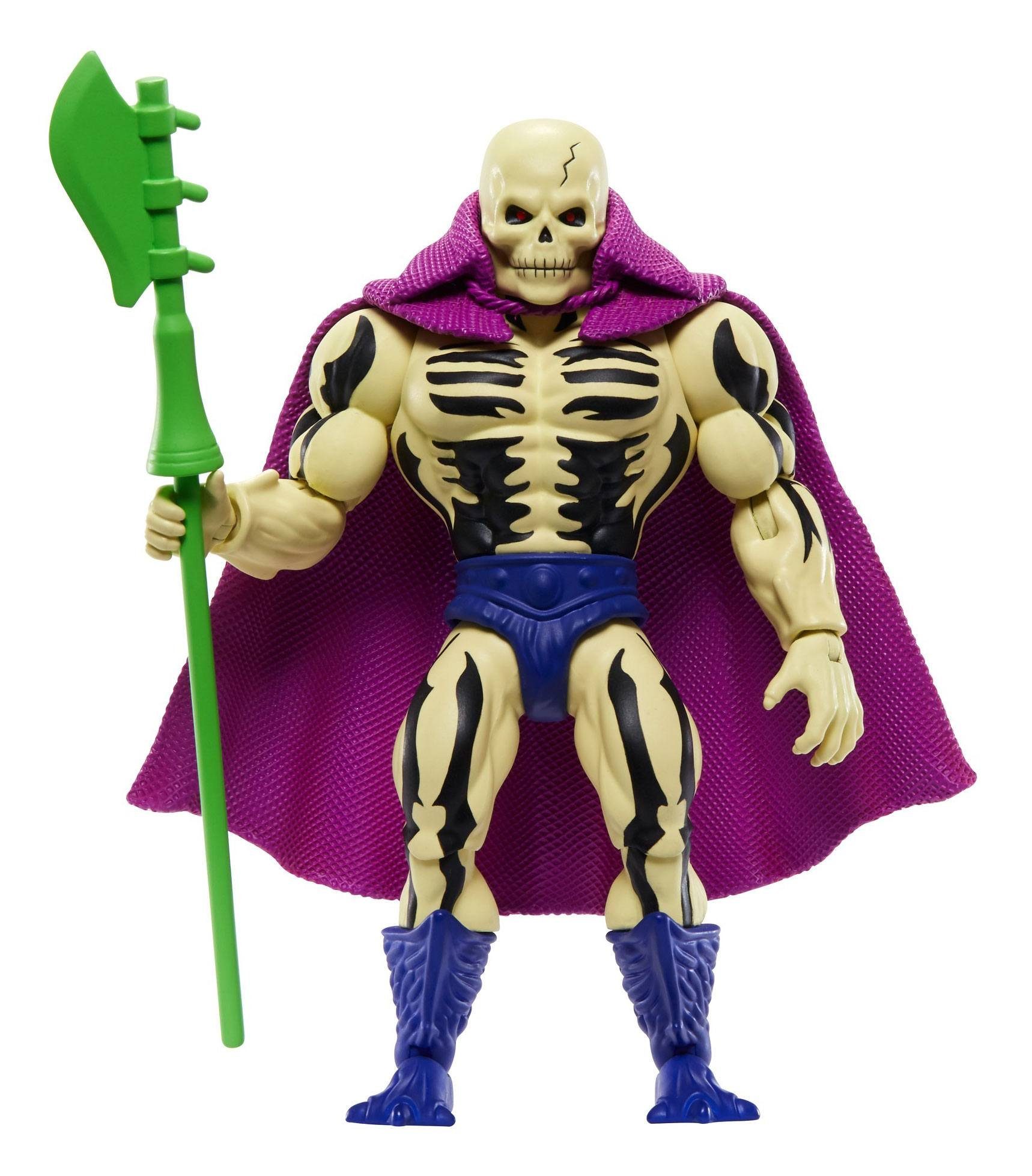 Masters Of The Universe Origins Skeletor Actionfigur – 14 Cm, 16 Gelenke, Mit Zubehör & Comic