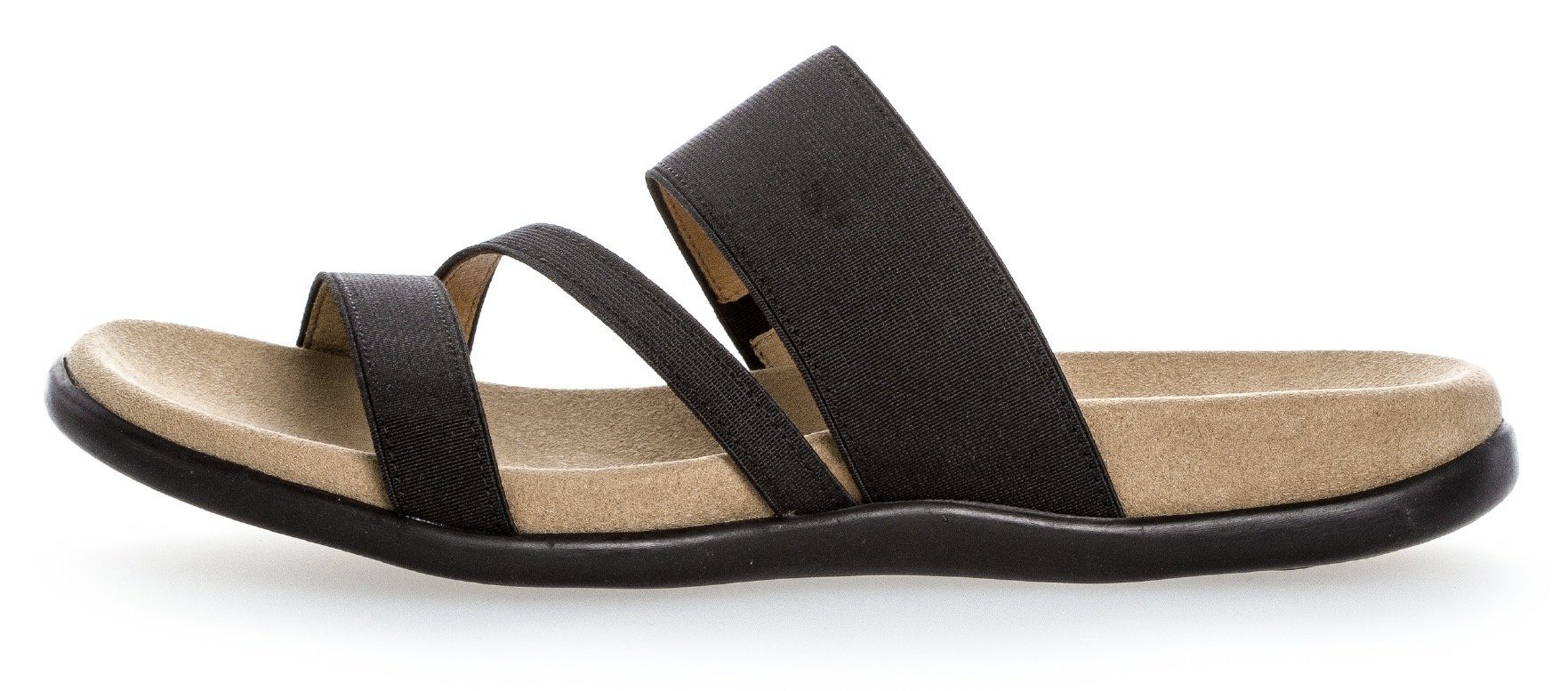 Gabor Pantolette Keilabsatz, Sommerschuh, Schlappen mit atmungsaktivem Lederfutter