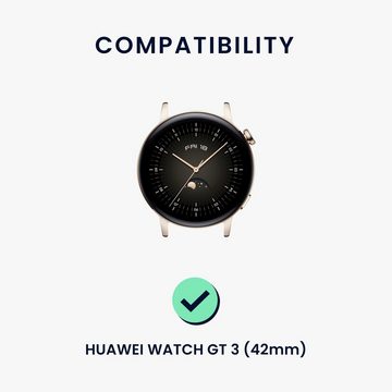 kwmobile Uhrenarmband 2x Sportarmband für Huawei Watch GT 3 Pro (43mm) / Watch GT 3 (42mm), Armband TPU Silikon Set Fitnesstracker