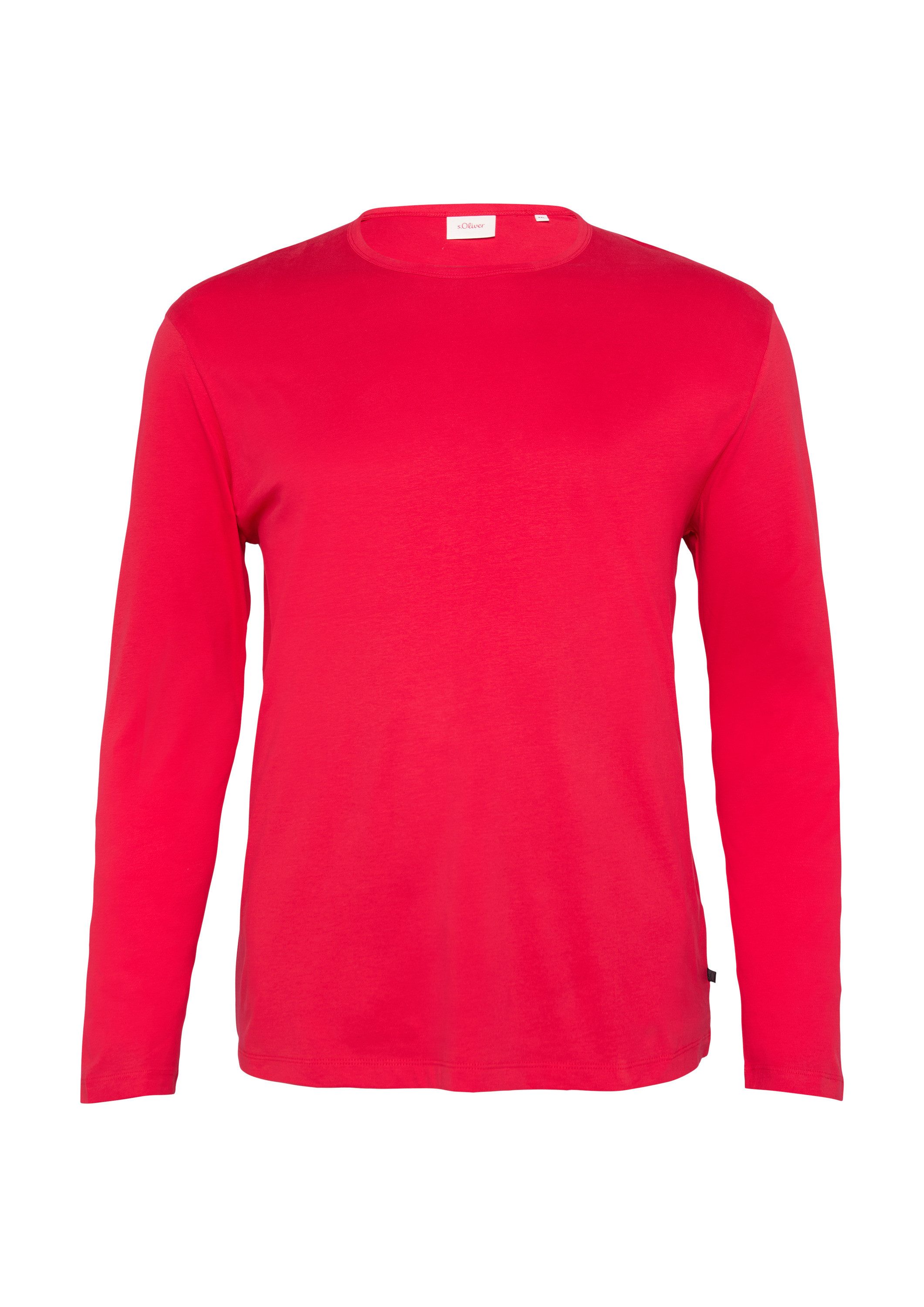 s.Oliver Langarmshirt T-Shirt Softes Langarmshirt aus günstig online kaufen