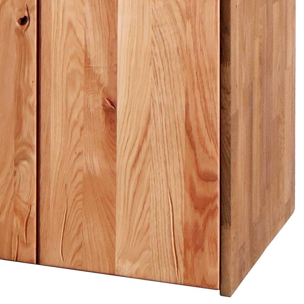 Pharao24 Kleiderschrank Zimarena aus Massivholz
