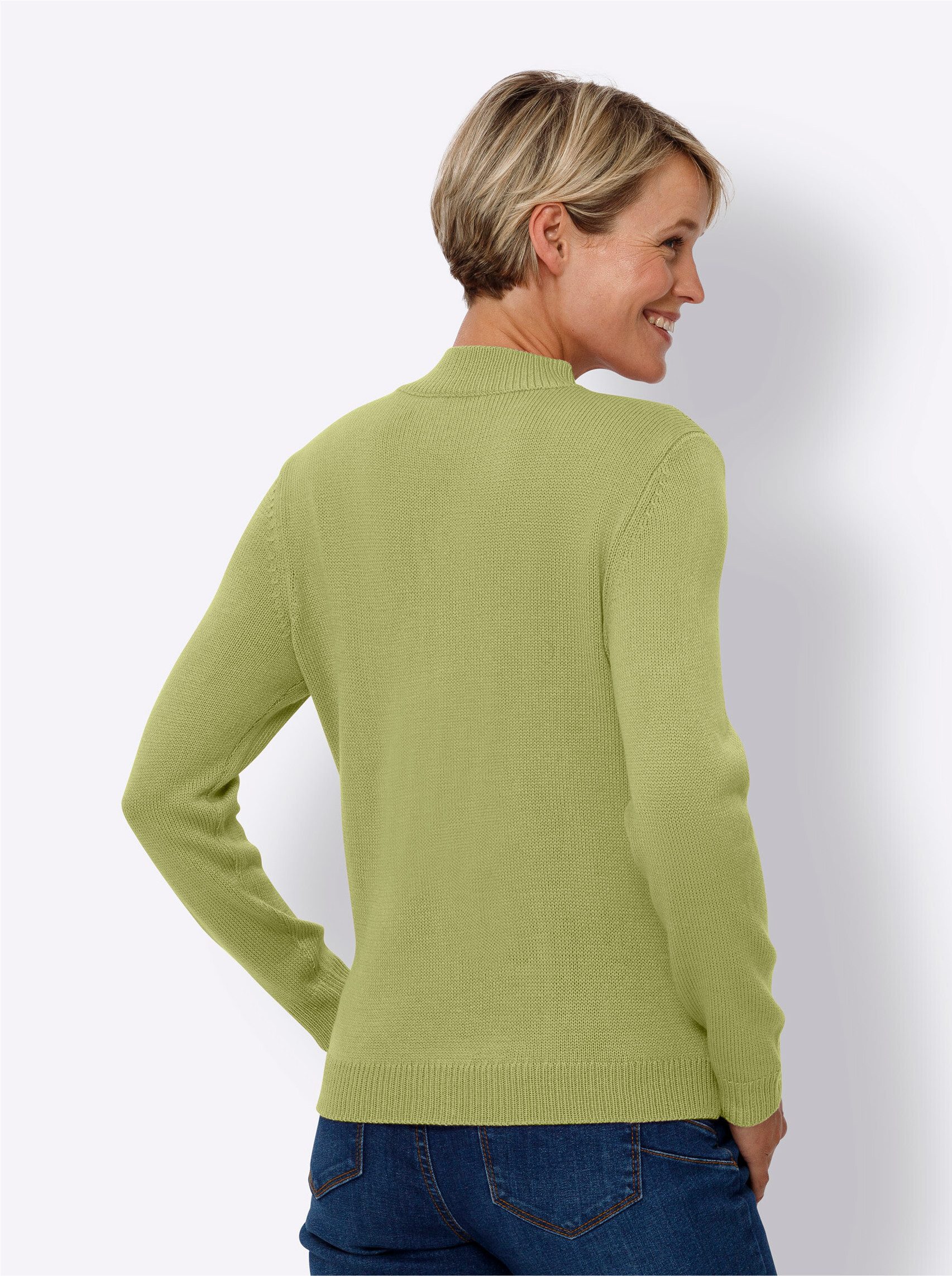 Sieh an! Strickpullover Langarm-Pullover günstig online kaufen