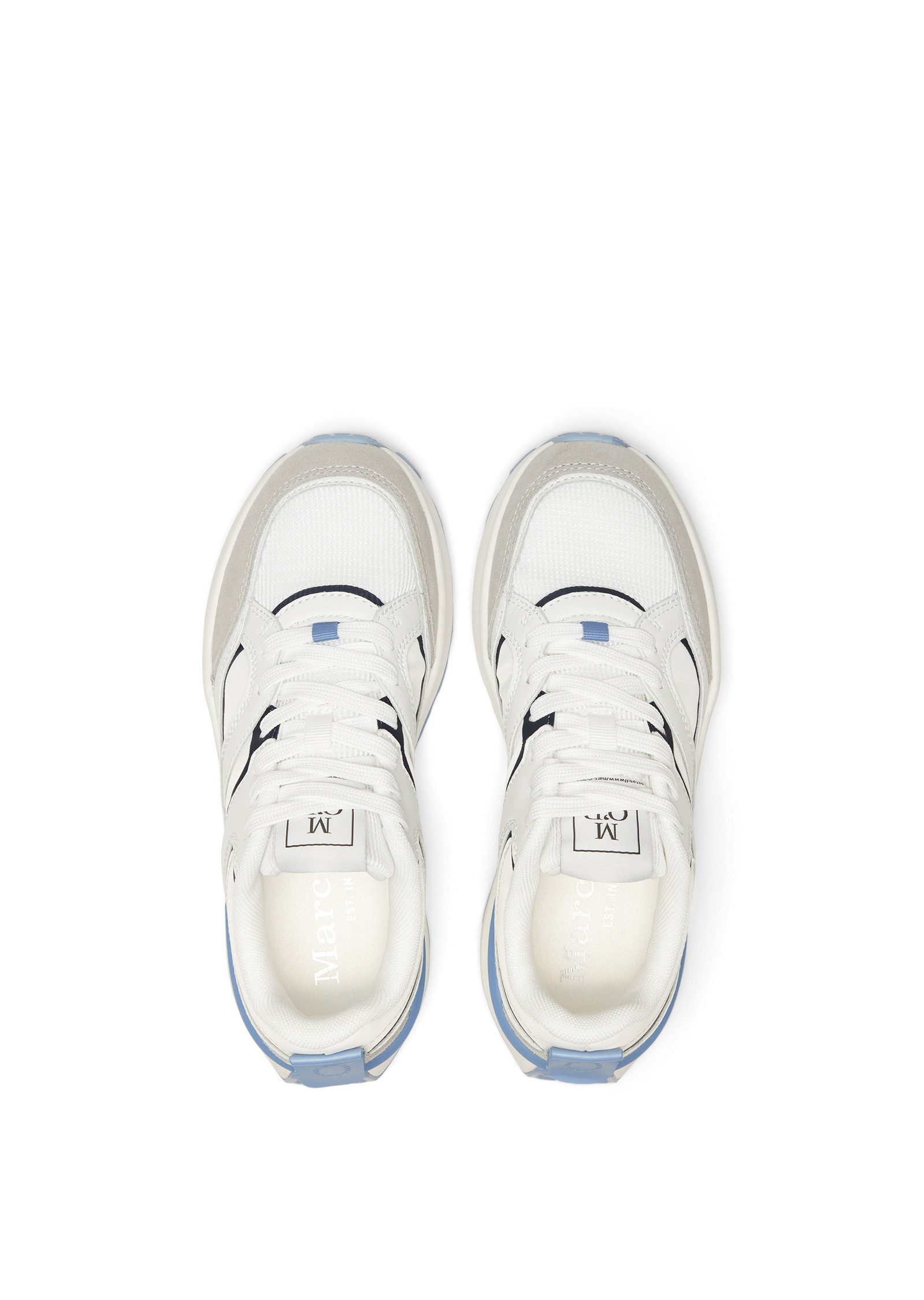 Marc O'Polo aus Rindleder und Mesh Sneaker
