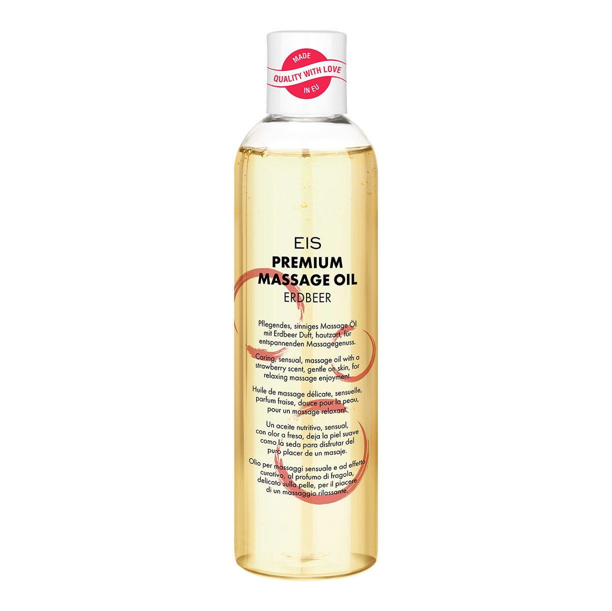 EIS Gleit- & Massageöl EIS Premium Massageöl 'Erdbeere', 250ml, Massage, pflegend, 0-tlg.