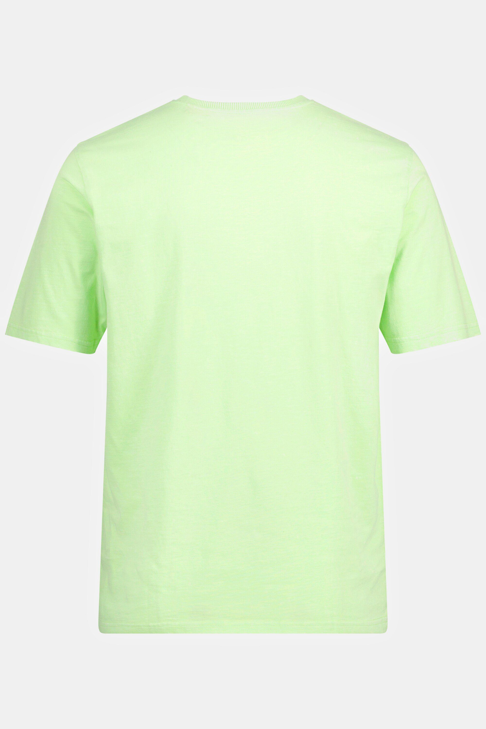 V-Ausschnitt Halbarm T-Shirt T-Shirt grün JP1880