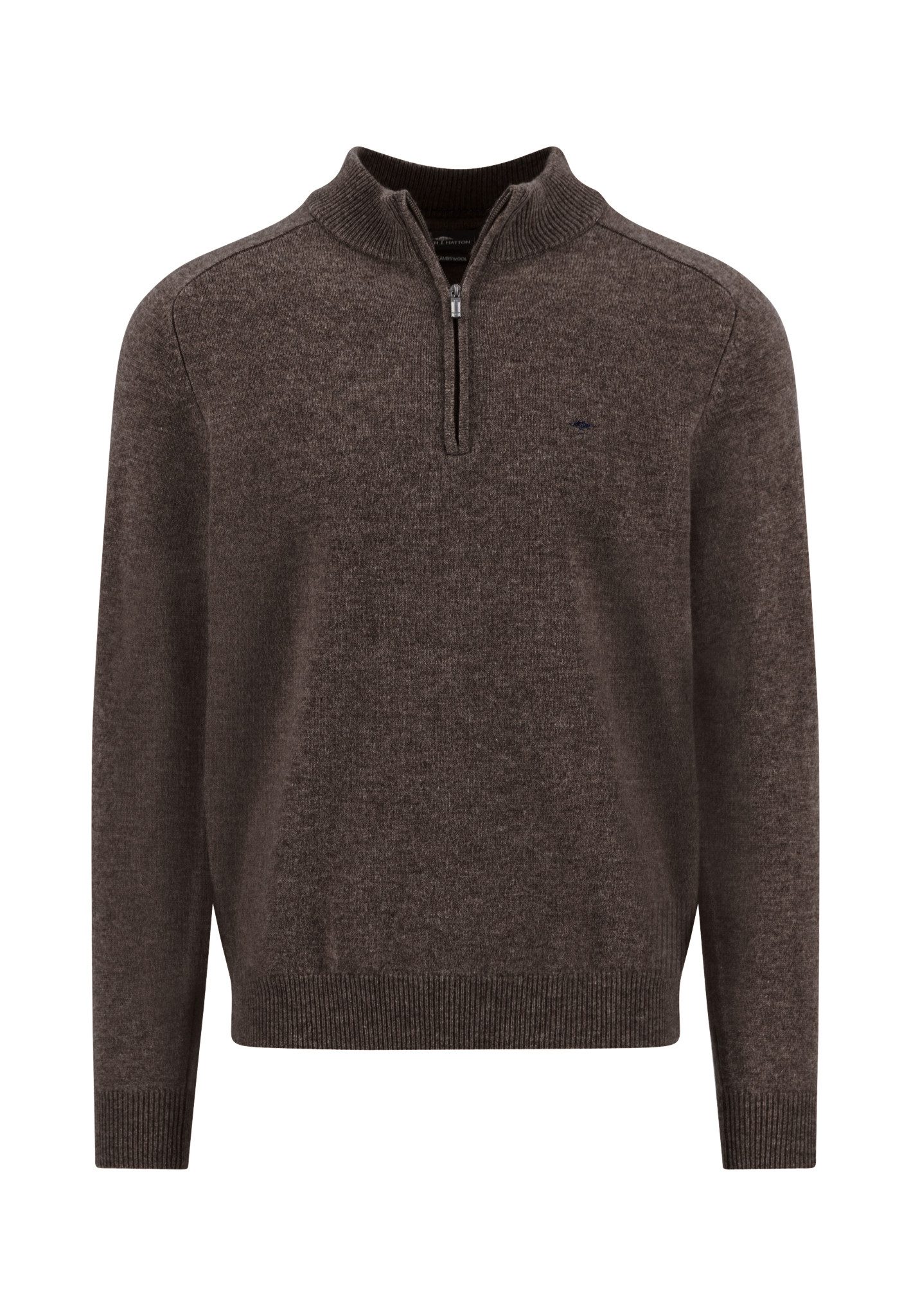 Strickpullover Troyer- Zip, Supersoft Lambswool