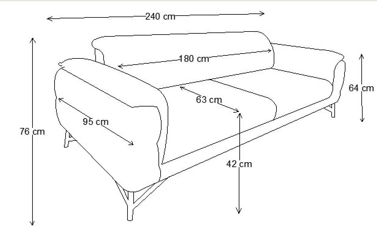 Modernes Sofa-Set Möbeldreams Designer-Sofa, 3-3-1 Schlaffunktion Sofa / Alena