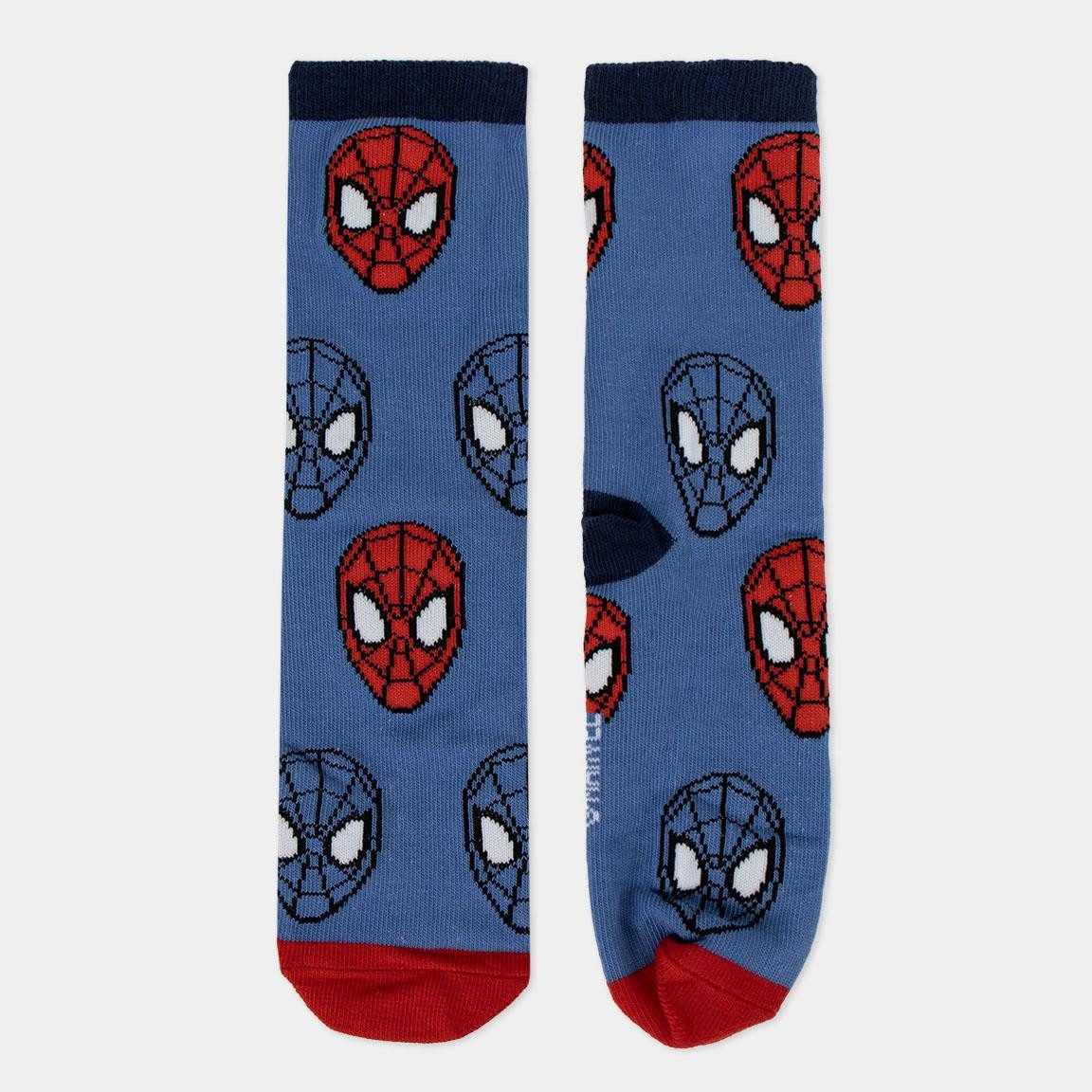 Spiderman Langsocken Spiderman 4er Pack Jungen Socken Strümpfe Geschenkverpackung Spardose