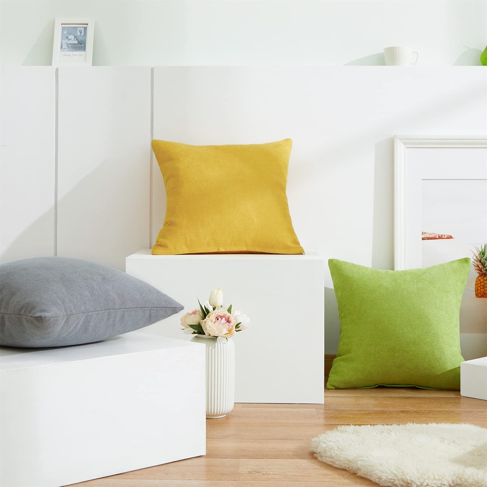 Interior by Hakito Декоративные подушки 2er Set Подушкиbezug inklusive Füllkissen Подушки Füllung Nino, Подушкиhülle mit Füllung