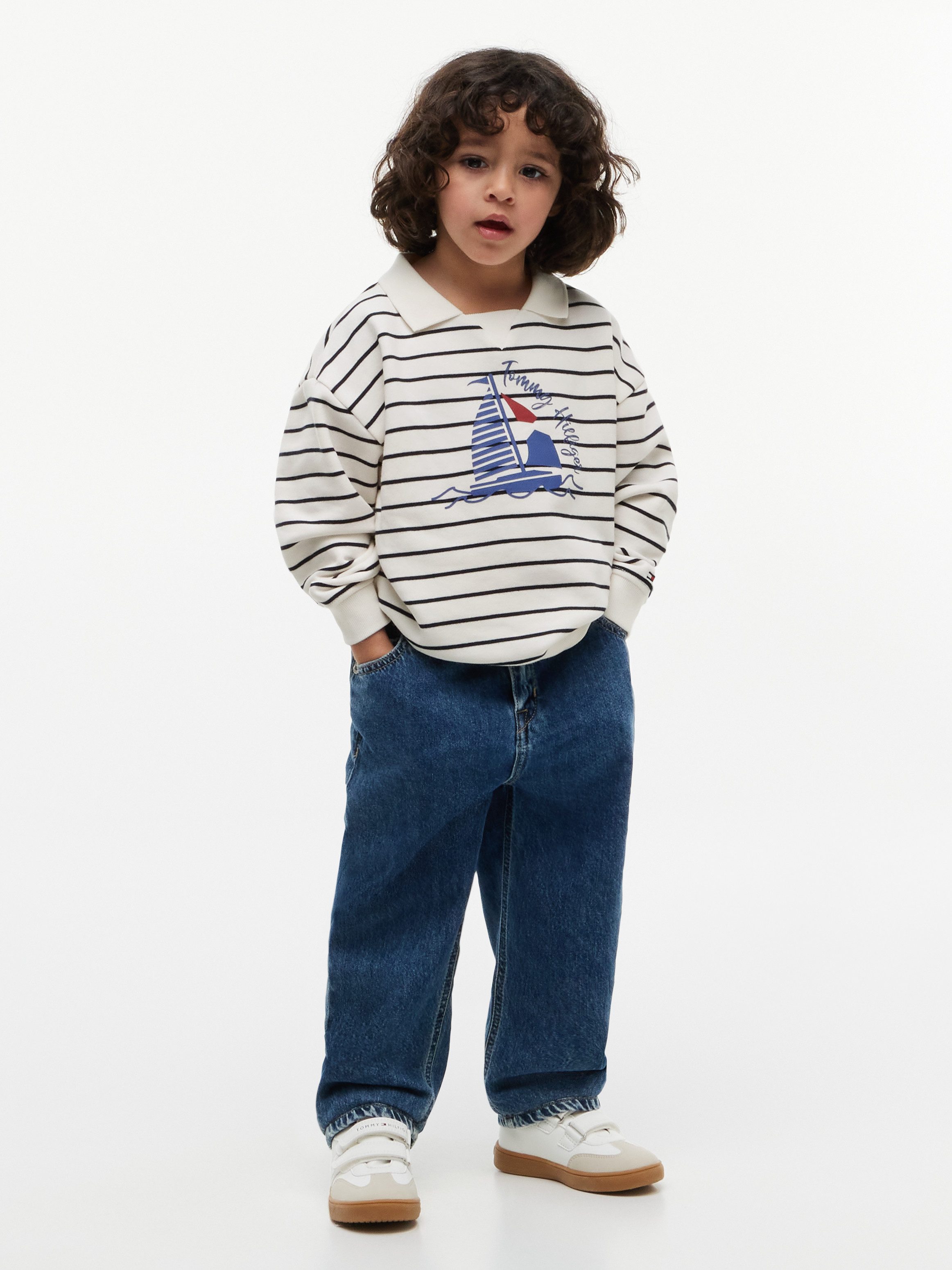 Tommy Hilfiger Sweatshirt Kinder bis 16 Jahre, Druck – Bild 4 von 5