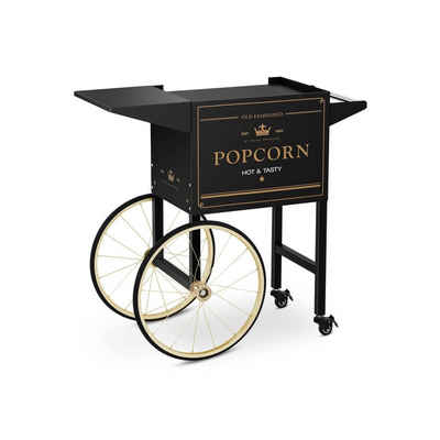 Royal Catering Popcornmaschine Popcornwagen Wagen für Popcornmaschine Popcorntrolley 2 Bremsen