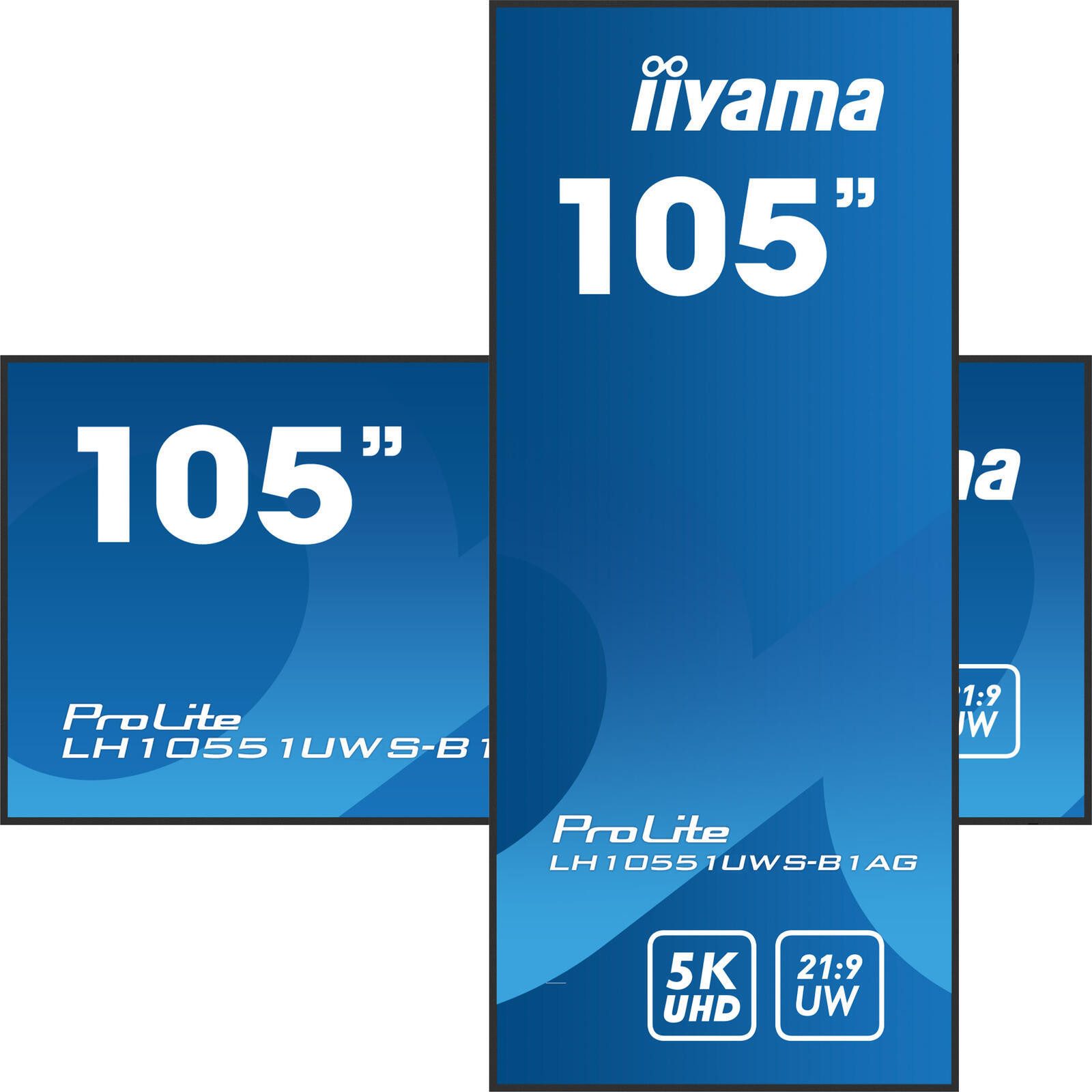 Iiyama iiyama ProLite LH10551UWS-B1AG LED-Monitor (5120 x 2160, 8 ms Reaktionszeit, 60 Hz, IPS Panel)