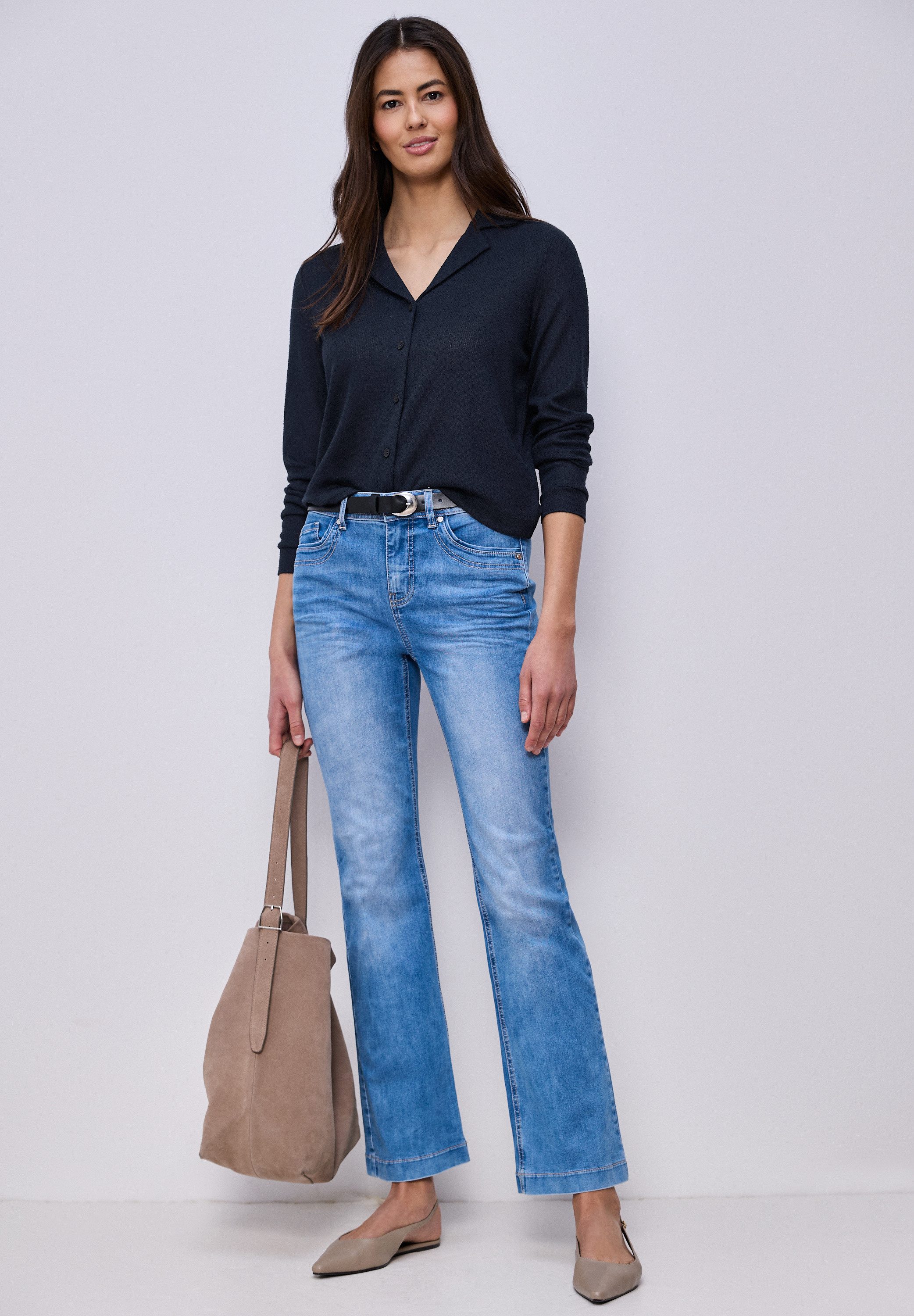 STREET ONE Cardigan mit Knopfleiste