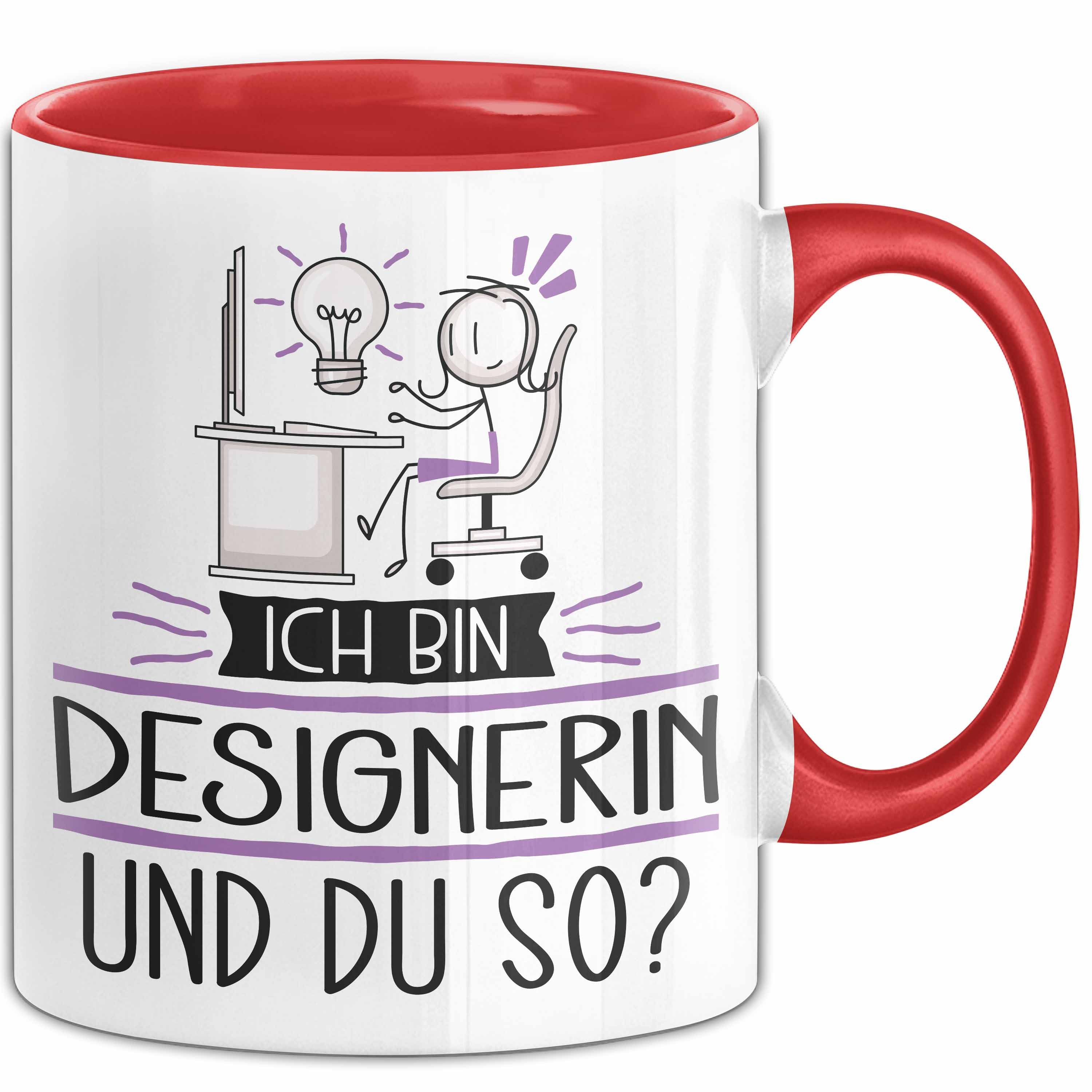Trendation Tasse Designerin Tasse Geschenk Ich Bin Designerin Und Du So Geschenkidee