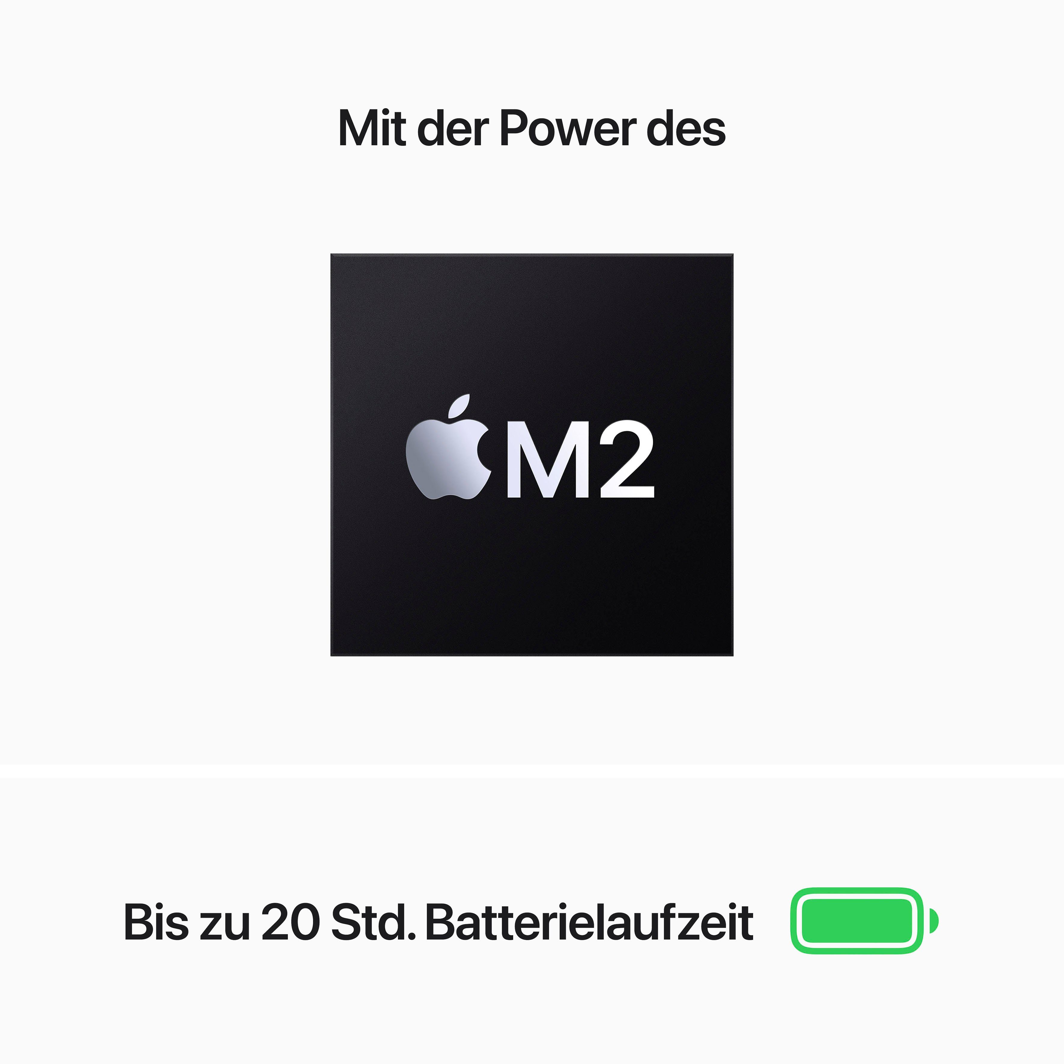 silber Apple SSD) Zoll, 13" M2, Pro MacBook Notebook GB Apple (33,74 10-Core 512 GPU, cm/13,3