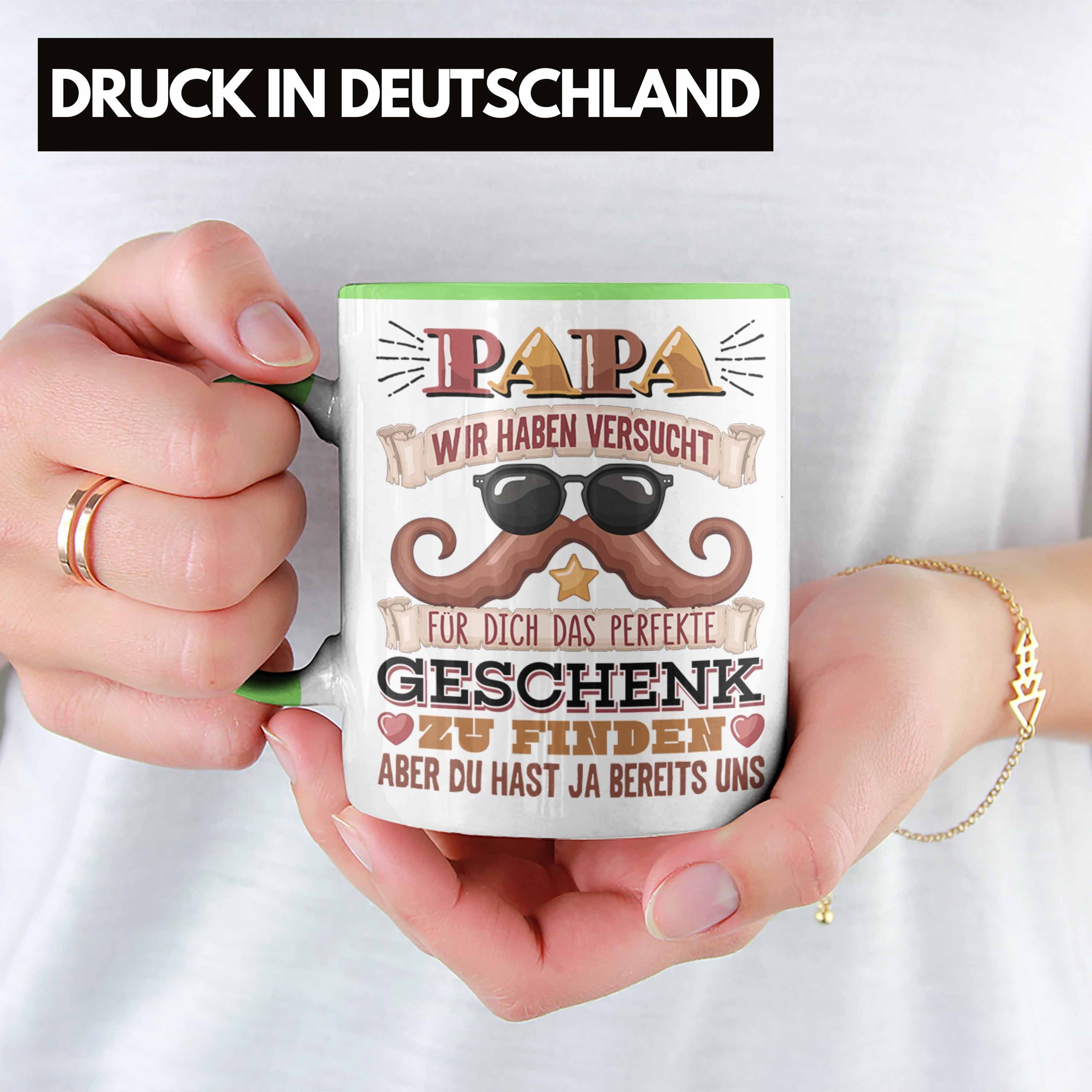 Lustiger zum Tasse Papa Spruch Vater Kind Vatertag Tasse von Grün Bester Trendation Geschenk