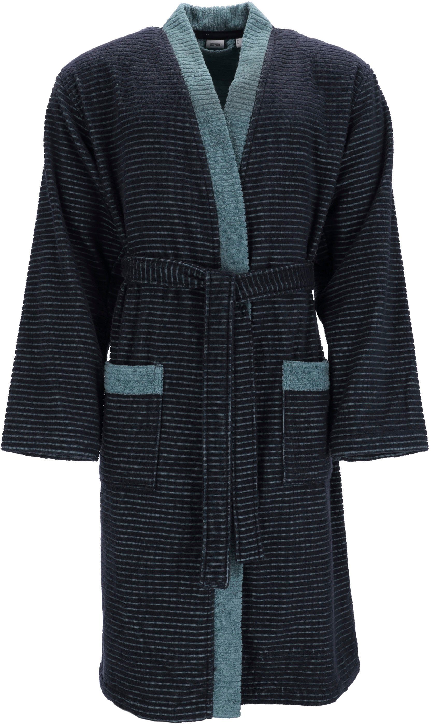 Esprit Herrenbademantel Double Stripe, ideal für günstig online kaufen