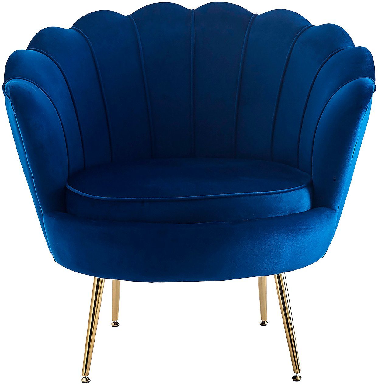 SalesFever Loungesessel Clam - Design Cocktailsessel, Prachtvoll extravagantes Design im Muschel-Look