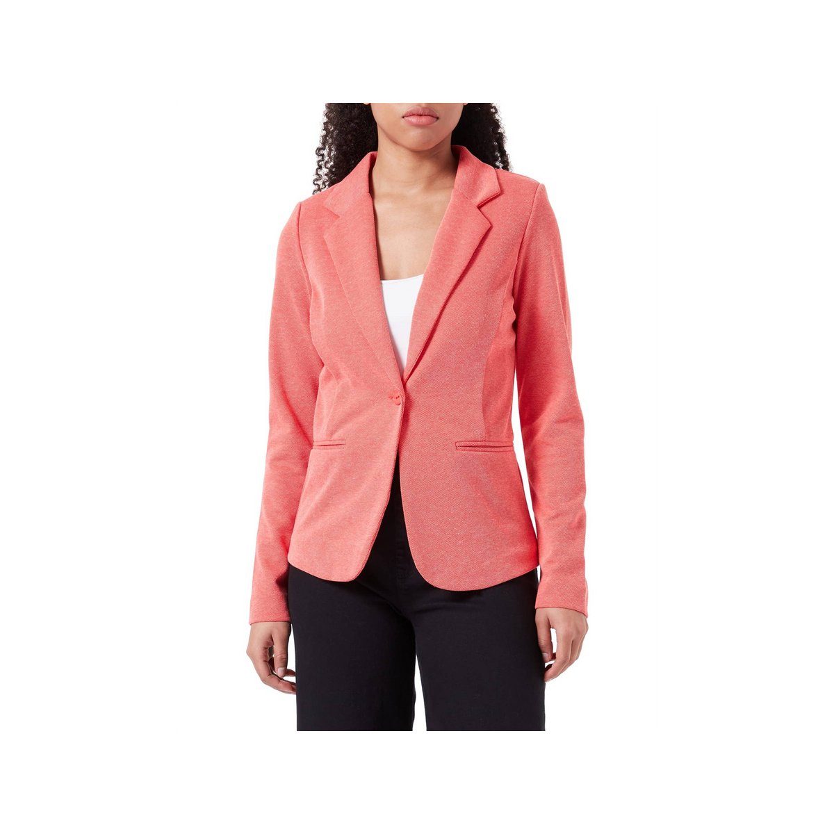 Zero Jackenblazer Zero Blazer Bouclè Mit Taschenklappen Knopfleiste, Unser Model Ist 178 Cm Groß