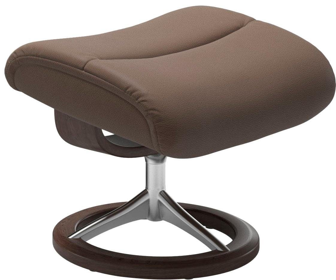 Stressless® Relaxsessel View (Set, Relaxsessel mit Hocker), mit Signature Base, Größe M,Gestell Wenge