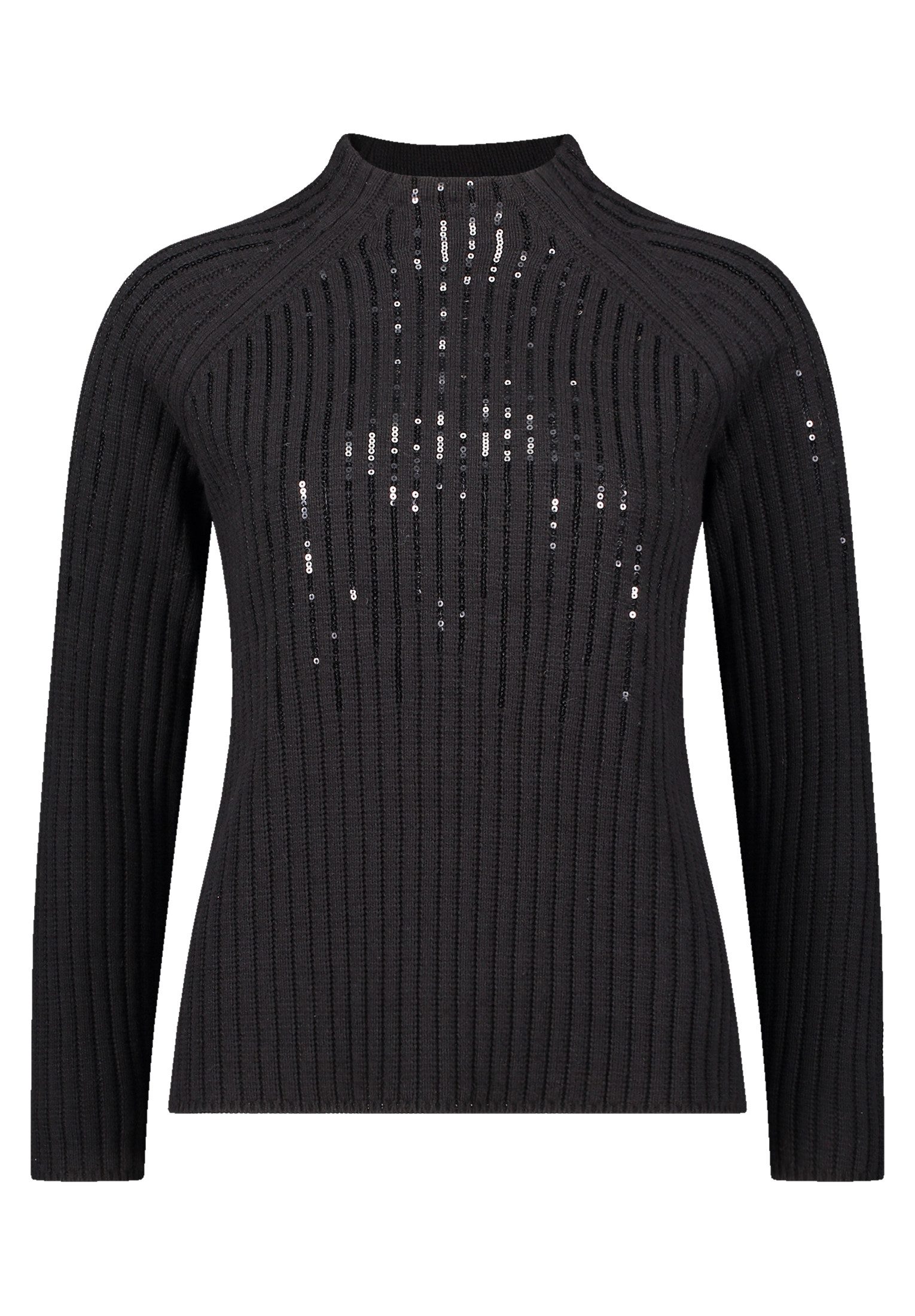 Rundhalspullover Strickpullover Kurz 1/1 Arm
