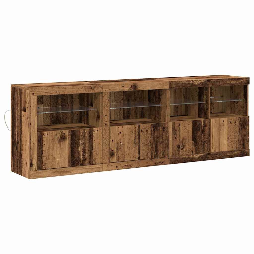 vidaXL Sideboard Sideboard Altholz 202 x 37 x 67 cm Holzwerkstoff (1 St) günstig online kaufen