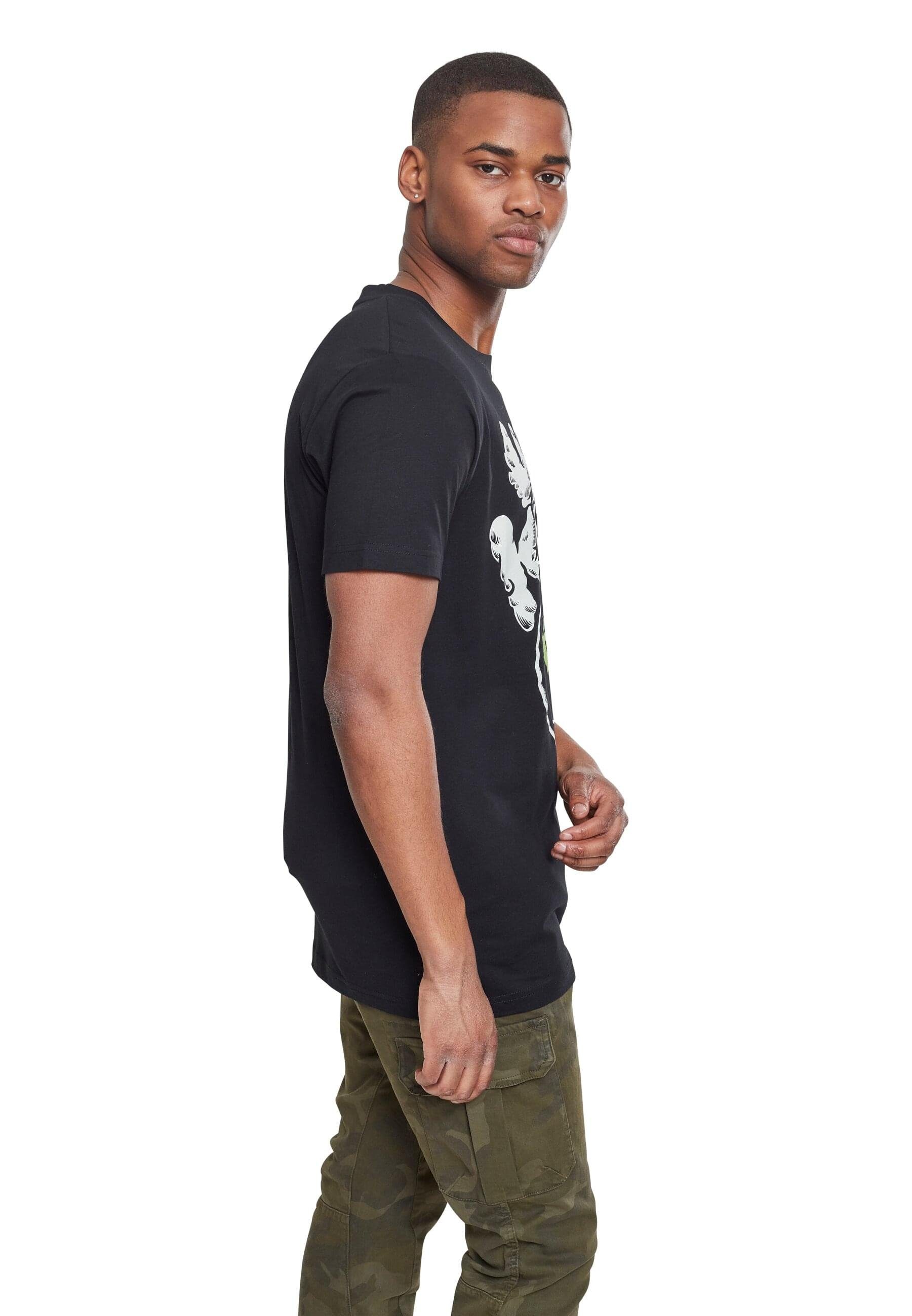 T-Shirt MisterTee Khalifa Tee Khalifa Mister (1-tlg) Wiz Smiley Smokey black Wiz Herren Tee Smokey MT637