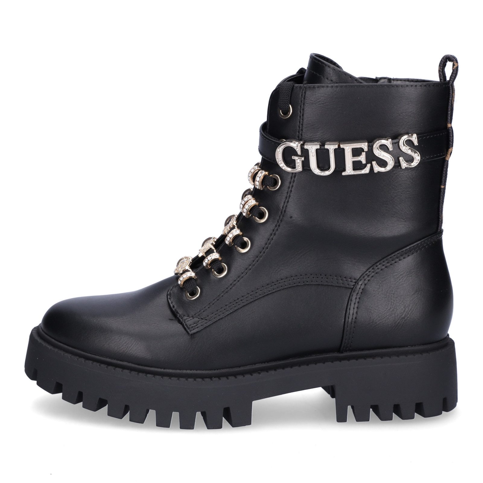Guess Guess Damen Schnürboot Ficki schwarz Schnürboots
