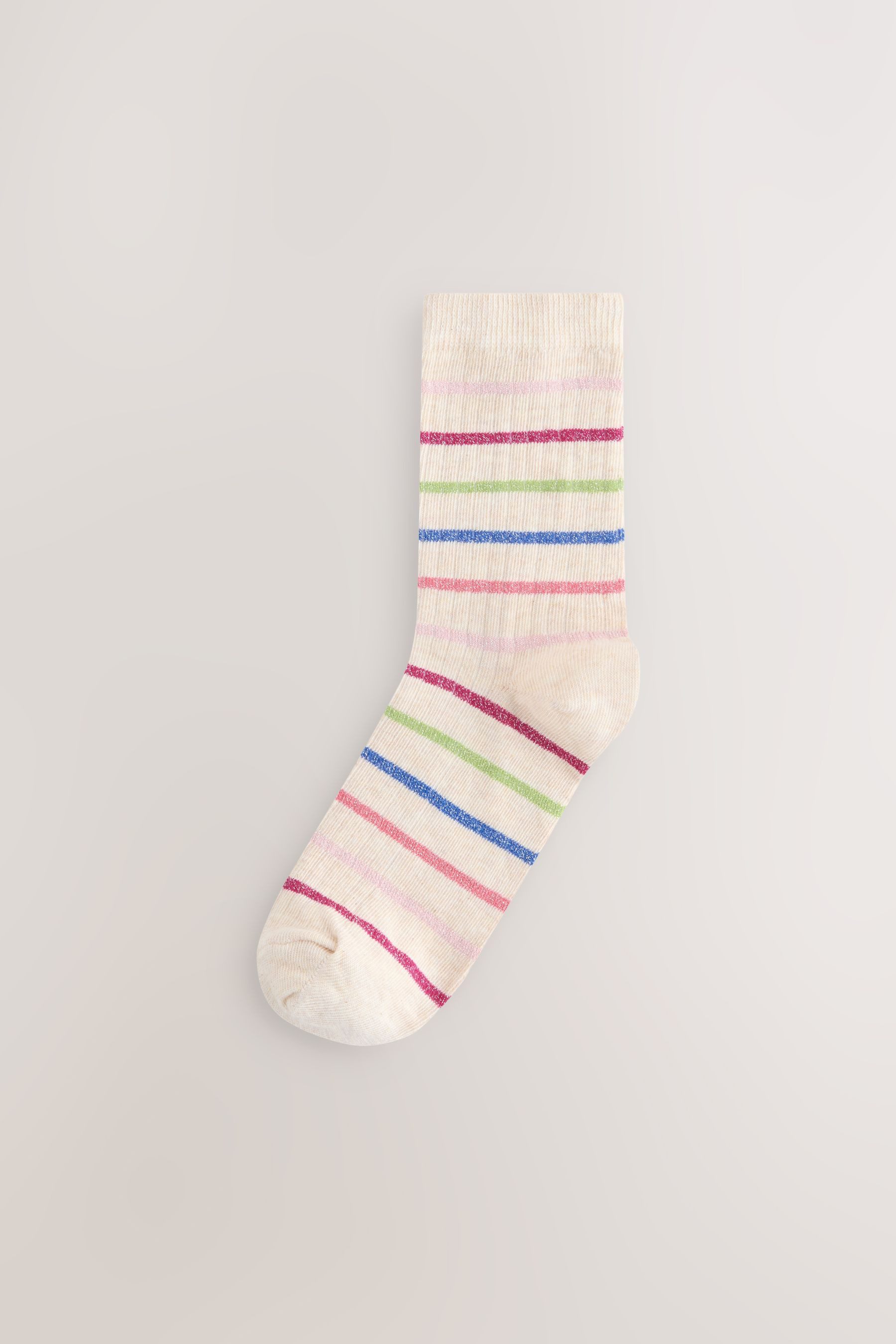 Next Kurzsocken Söckchen mit Glitzerstreifen, 3er-Pack (1-Paar)