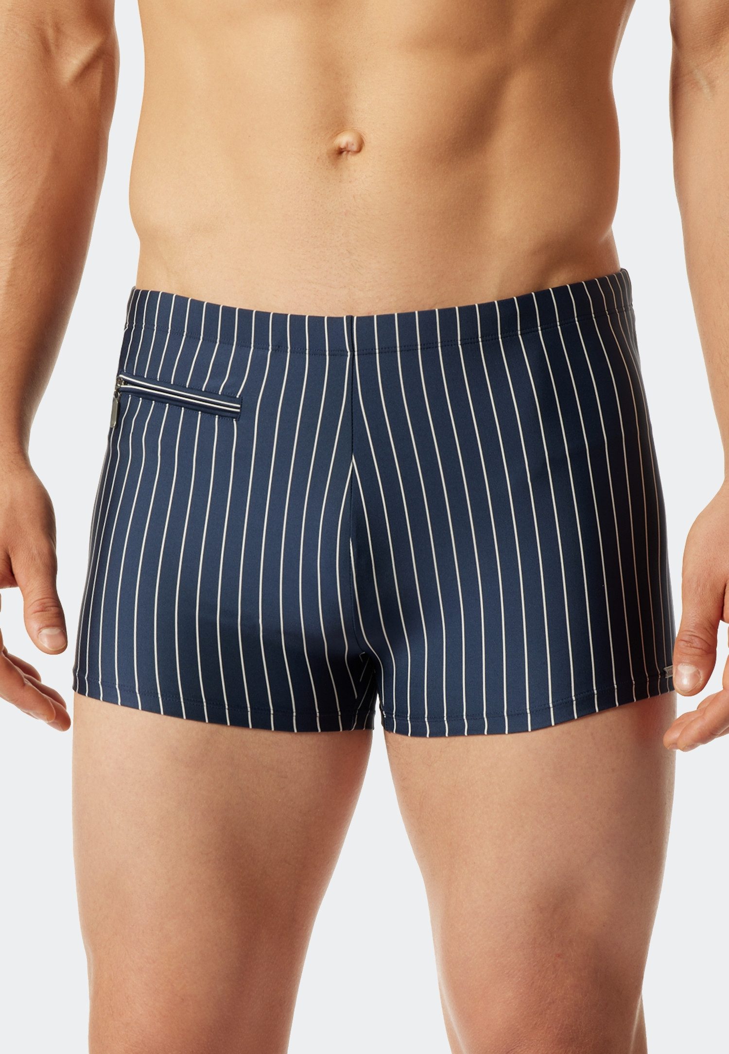 Schiesser Badeshorts Nautical Casual Innenslip, kleine Tasche mit RV, gestr günstig online kaufen