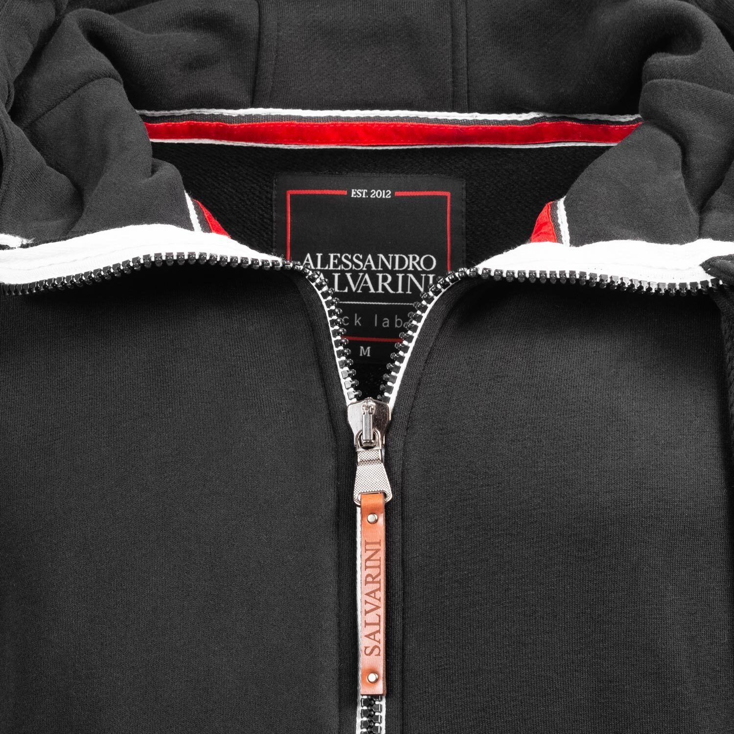Alessandro Salvarini Sweatjacke ASGeenio mit hohem Kragen – Bild 5 von 5