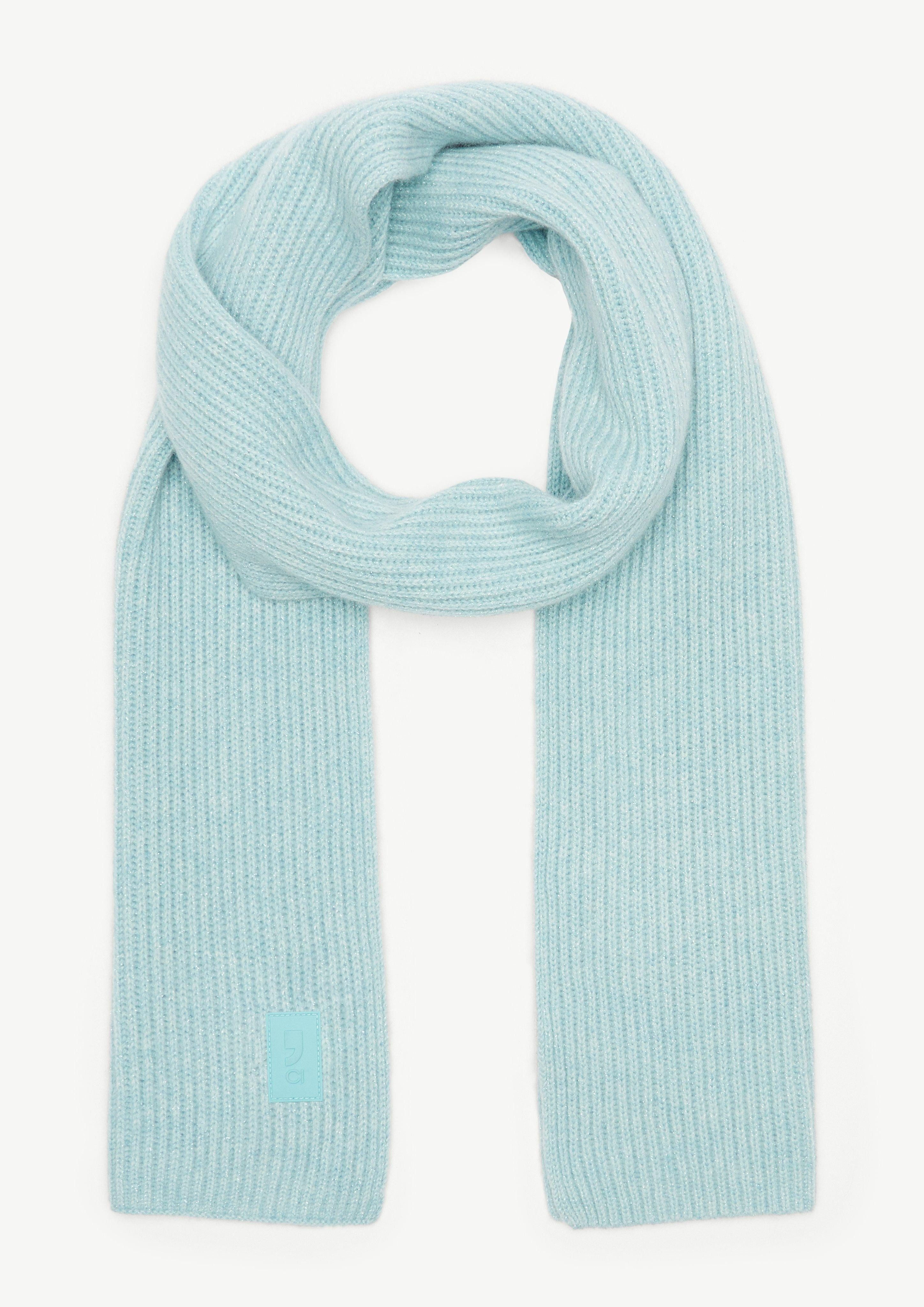 Halstuch Strickschal mit Glitzergarn