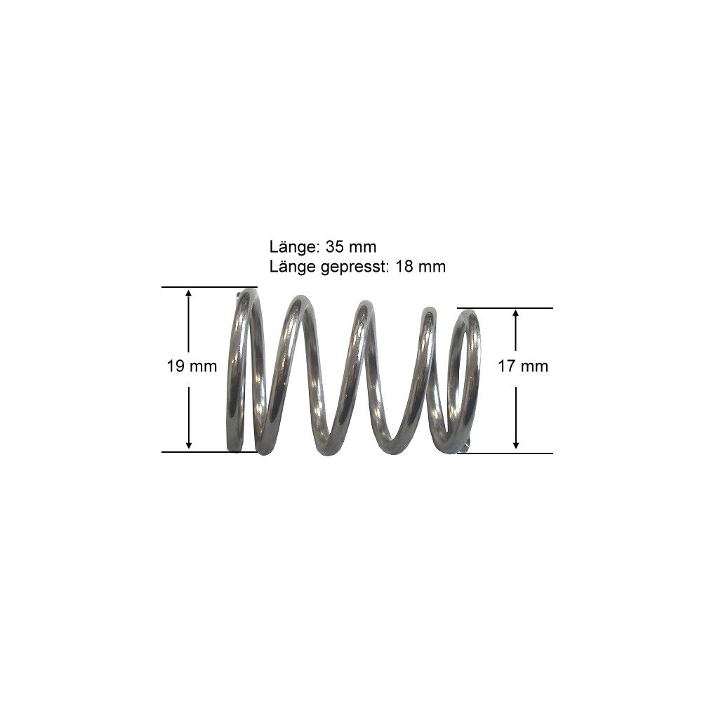 Bandito Kickertisch Bandito Metallfeder für 16 mm Kickerstangen Zubehör. (Universal, Universal Metallfeder für 16 mm Kickerstangen), Hochwertige Metallfeder für Kickerstangen