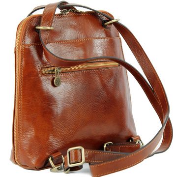 modamoda de Rucksack T203, Echtleder Handmade in Italy